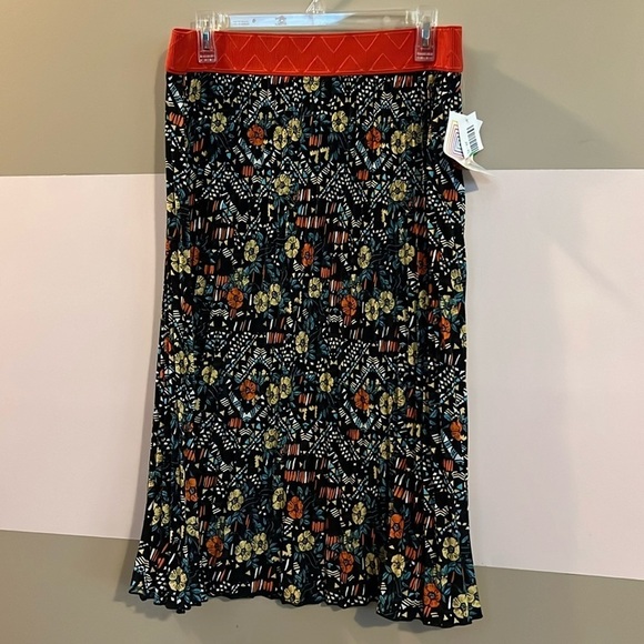 LulaRoe Jill skirt floral size XL - Picture 1 of 5